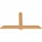 Ekena Millwork Eugene Smooth Timber Gable Bracket, Western Red Cedar, 60"W x 35"H x 1 1/2"D x 5 1/2"F, 14/12 Pitch GBW060X35X0206EUG00SWR - alternate 3